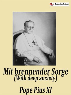cover image of Mit brennender Sorge (With deep anxiety)
